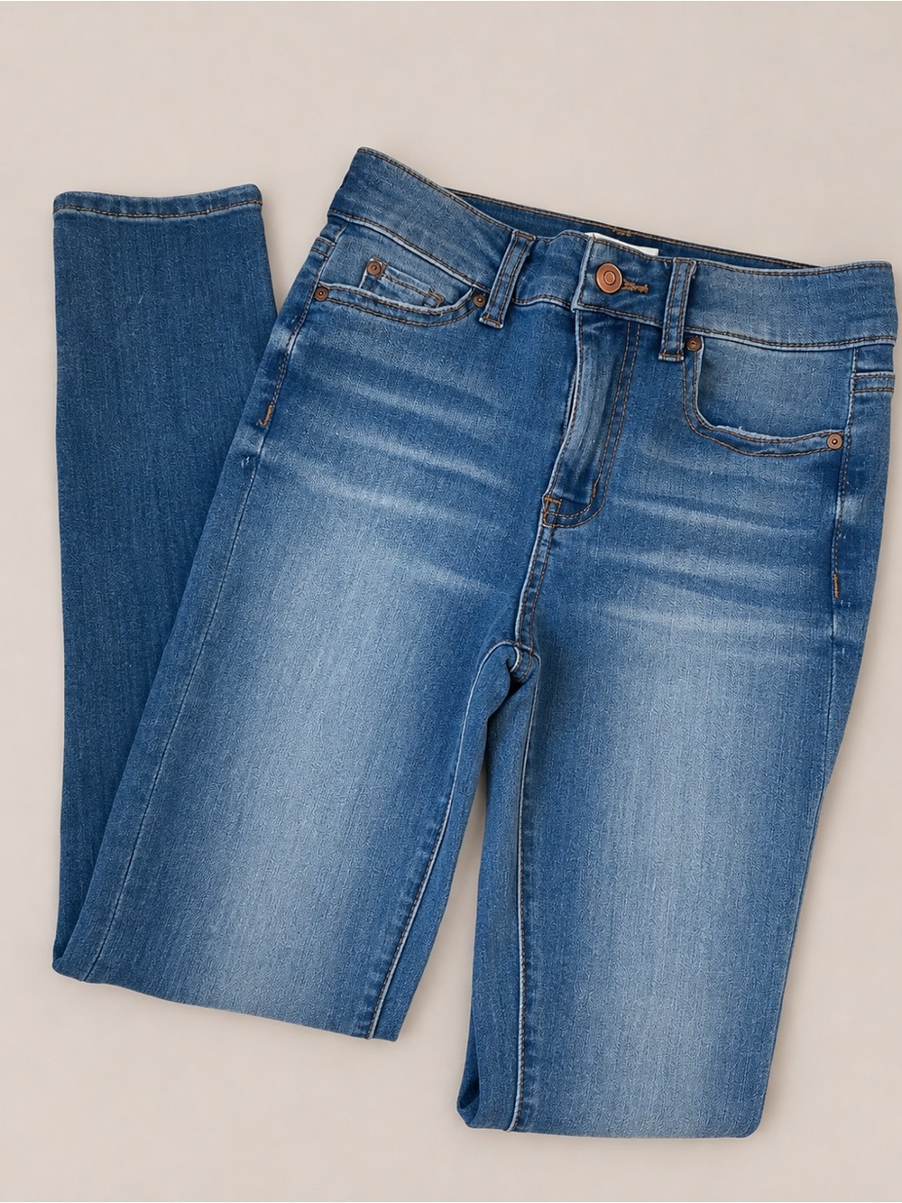 Revelry - Stitch Fix - Kids Faded Blue Ankle Skinny Jeans - Size 12